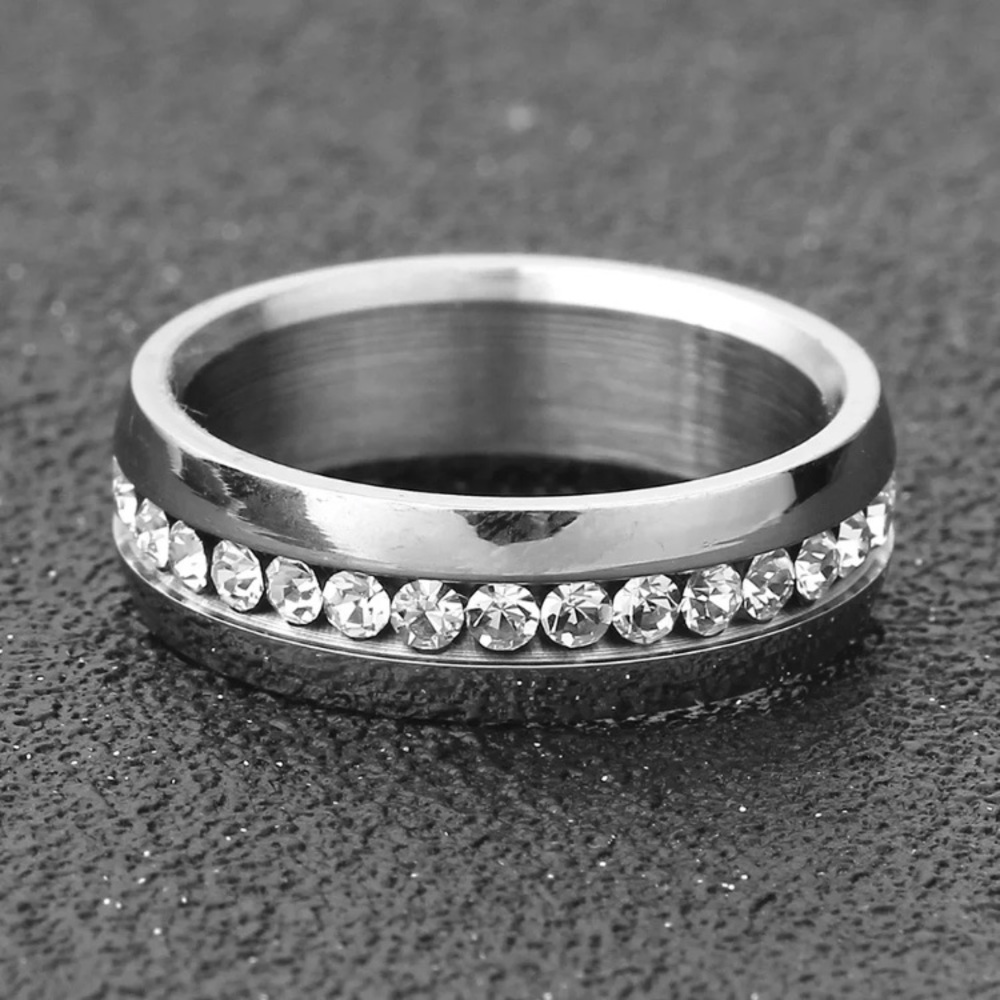 Men/Women Stainless Steel Ring Titanium Band - Picture 2 of 7